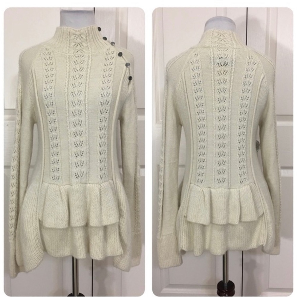 Anthropologie Alpaca Sweater Sz: Lg
